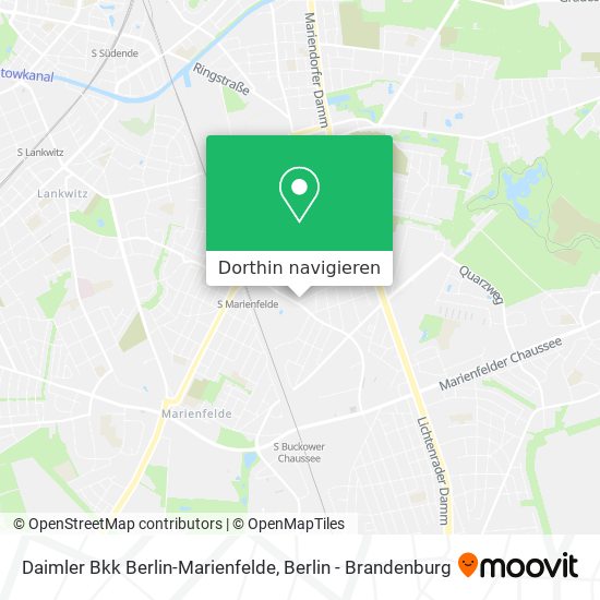 Daimler Bkk Berlin-Marienfelde Karte