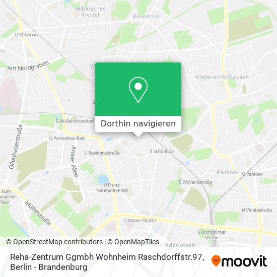 Reha-Zentrum Ggmbh Wohnheim Raschdorffstr.97 Karte