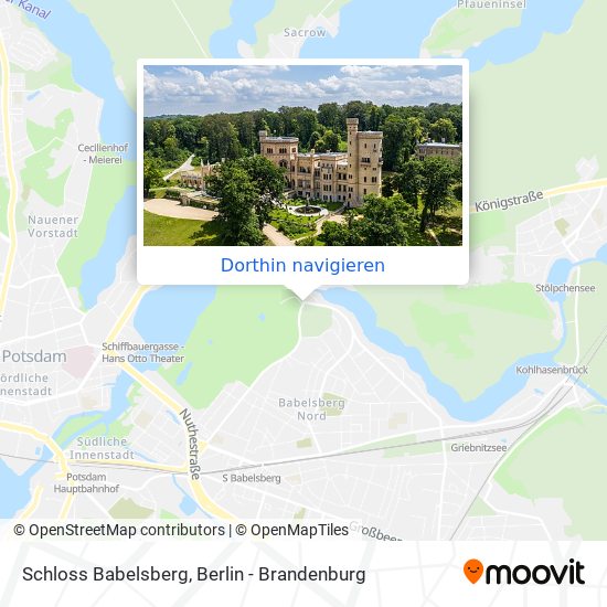 Schloss Babelsberg Karte