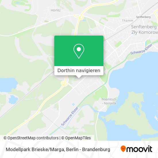 Modellpark Brieske/Marga Karte