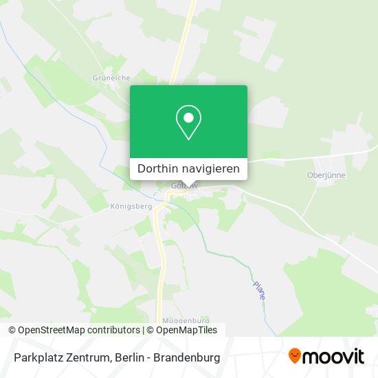 Parkplatz Zentrum Karte