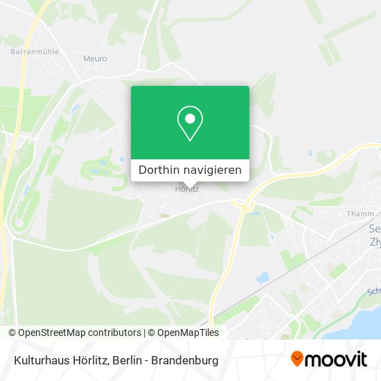 Kulturhaus Hörlitz Karte