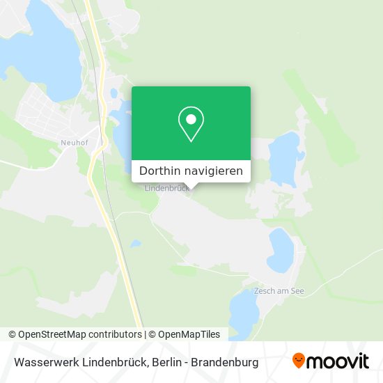 Wasserwerk Lindenbrück Karte