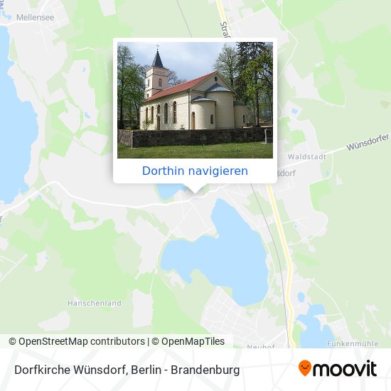 Dorfkirche Wünsdorf Karte