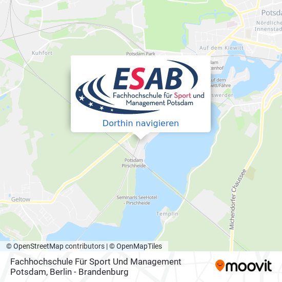 Fachhochschule Für Sport Und Management Potsdam Karte