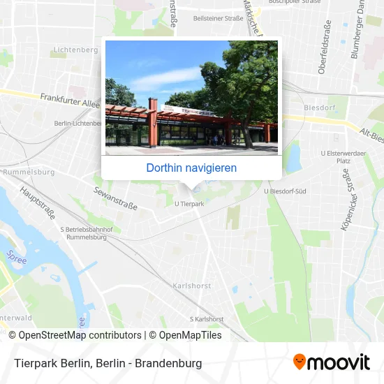 Tierpark Berlin Karte