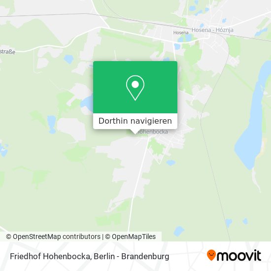 Friedhof Hohenbocka Karte