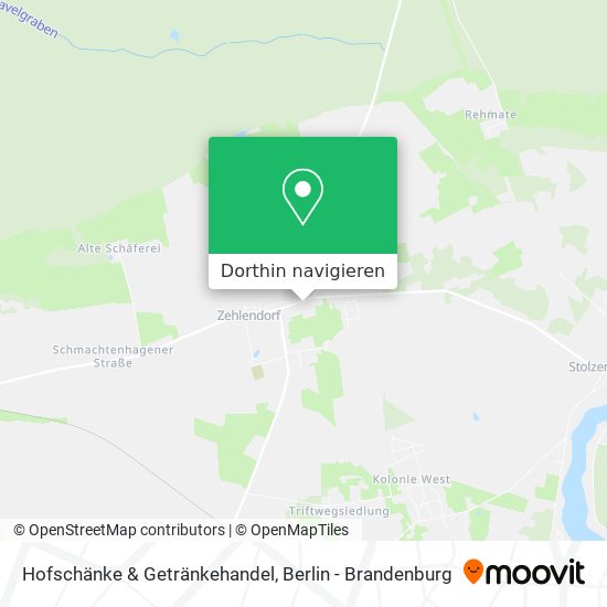 Hofschänke & Getränkehandel Karte