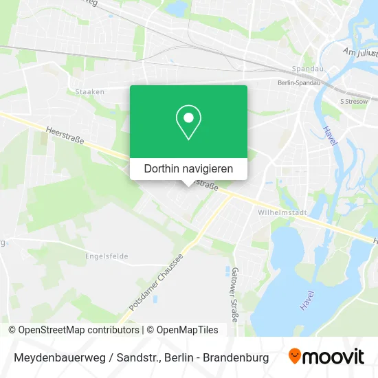 Meydenbauerweg / Sandstr. Karte