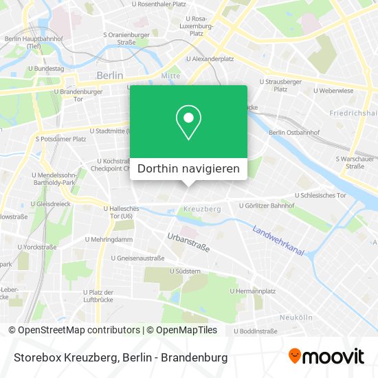 Storebox Kreuzberg Karte