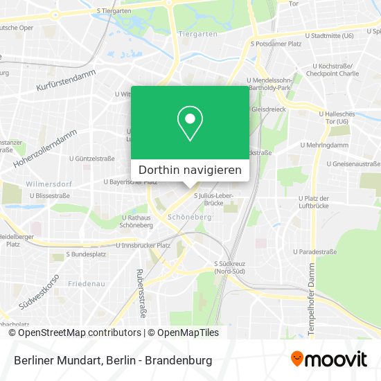 Berliner Mundart Karte