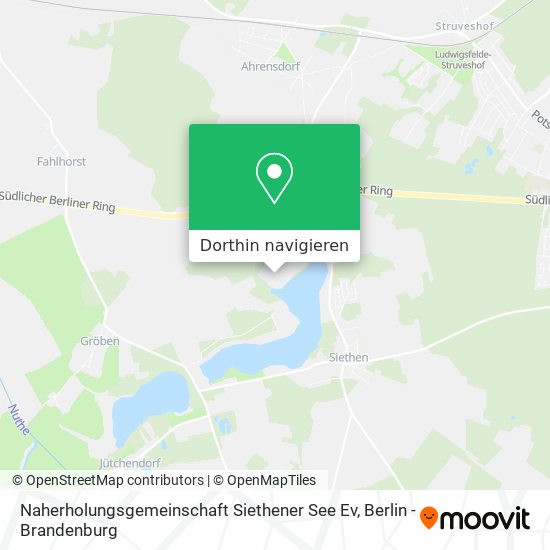 Naherholungsgemeinschaft Siethener See Ev Karte