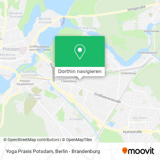 Yoga Praxis Potsdam Karte