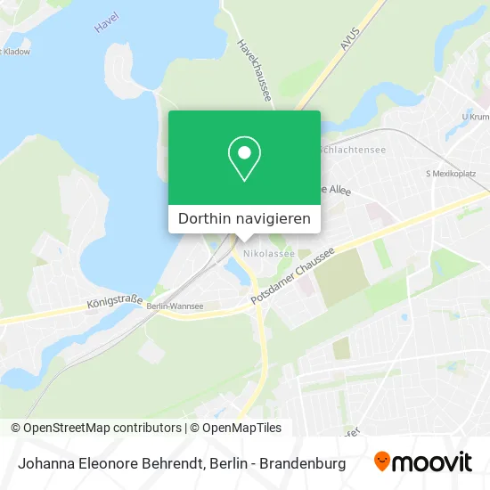 Johanna Eleonore Behrendt Karte