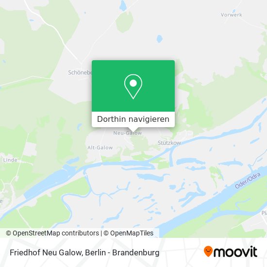 Friedhof Neu Galow Karte