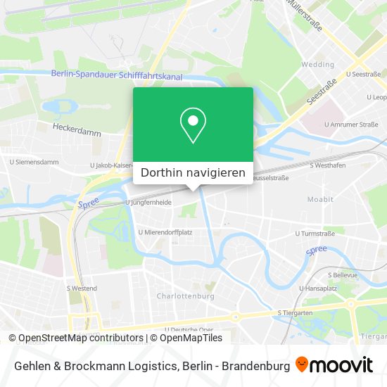 Gehlen & Brockmann Logistics Karte