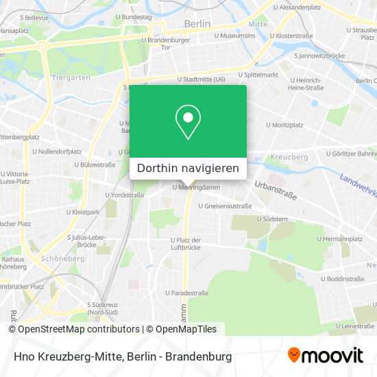 Hno Kreuzberg-Mitte Karte
