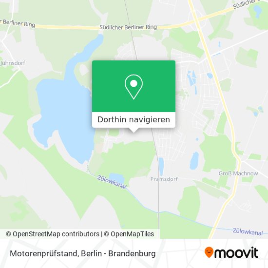 Motorenprüfstand Karte