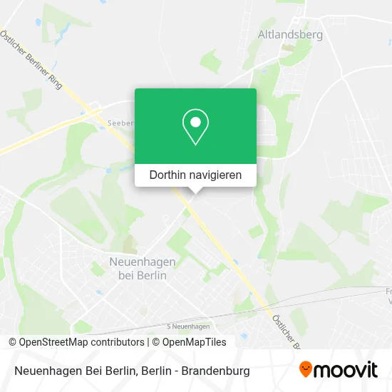Neuenhagen Bei Berlin Karte