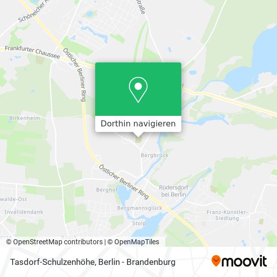 Tasdorf-Schulzenhöhe Karte