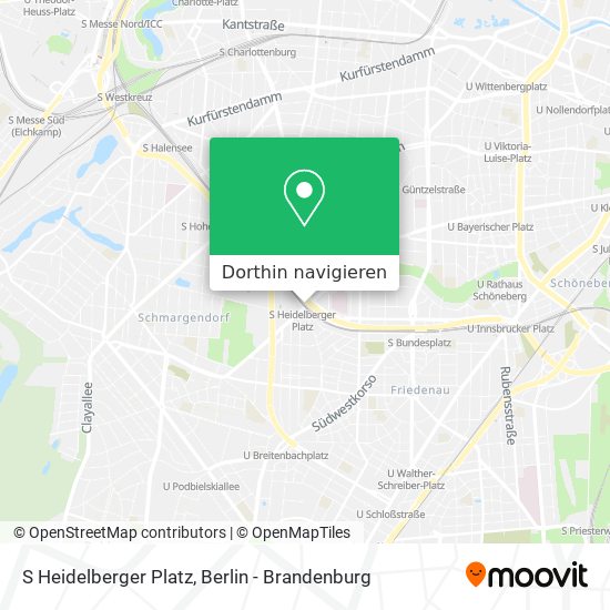 S Heidelberger Platz Karte