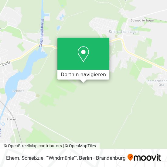 Ehem. Schießziel ""Windmühle"" Karte