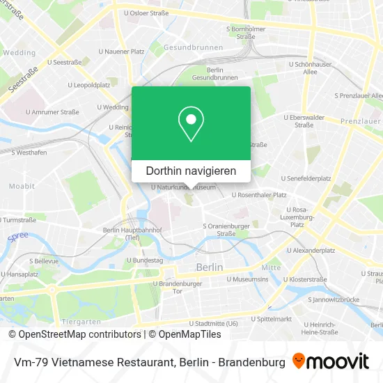 Vm-79 Vietnamese Restaurant Karte