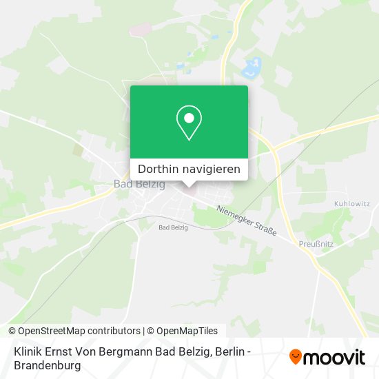 Klinik Ernst Von Bergmann Bad Belzig Karte