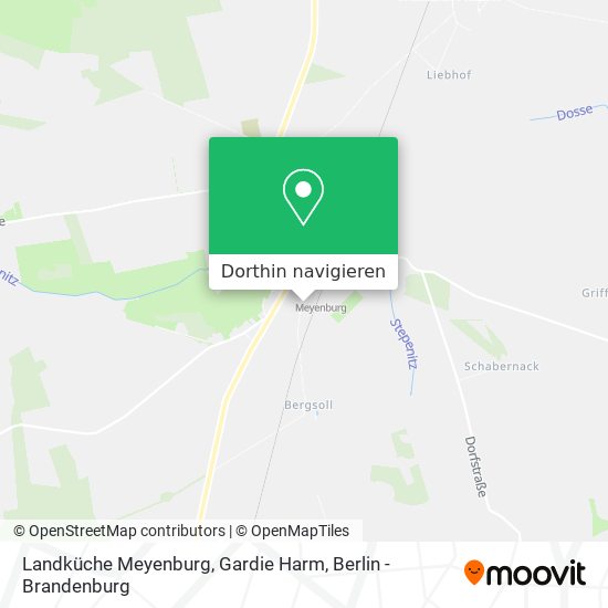 Landküche Meyenburg, Gardie Harm Karte