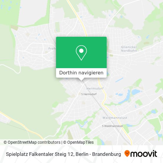 Spielplatz Falkentaler Steig 12 Karte