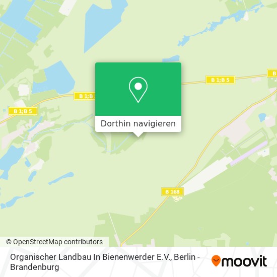 Organischer Landbau In Bienenwerder E.V. Karte