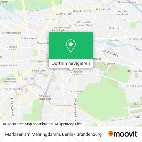 Markisen am Mehringdamm Karte