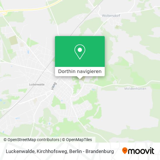 Luckenwalde, Kirchhofsweg Karte