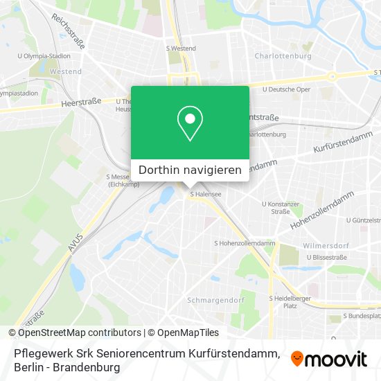 Pflegewerk Srk Seniorencentrum Kurfürstendamm Karte
