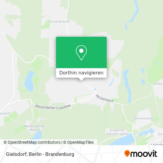 Gielsdorf Karte