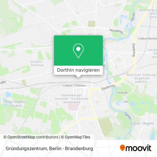 Gründungszentrum Karte