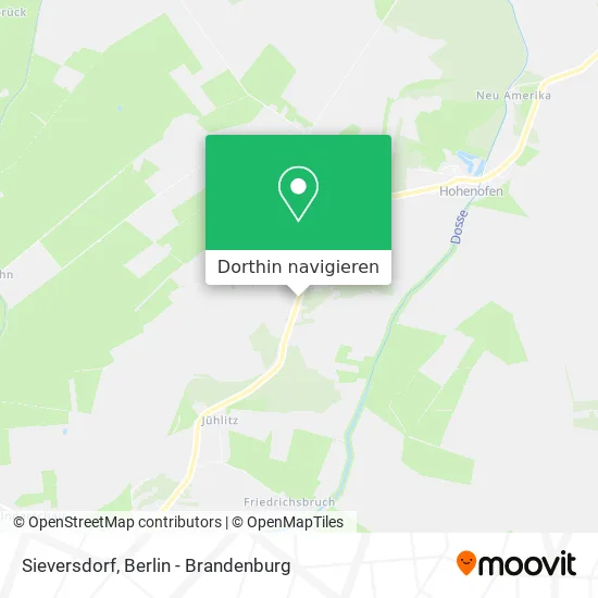 Sieversdorf Karte