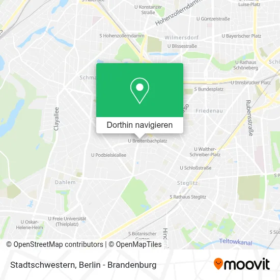 Stadtschwestern Karte