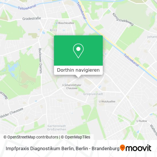 Impfpraxis Diagnostikum Berlin Karte