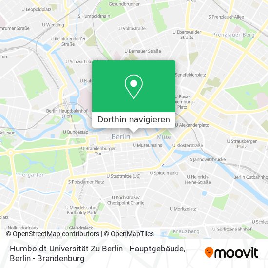 Humboldt-Universität Zu Berlin - Hauptgebäude Karte
