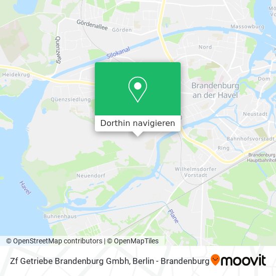 Zf Getriebe Brandenburg Gmbh Karte