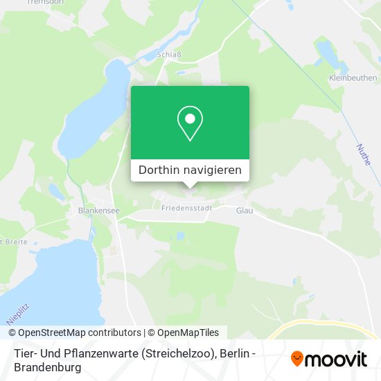 Tier- Und Pflanzenwarte (Streichelzoo) Karte