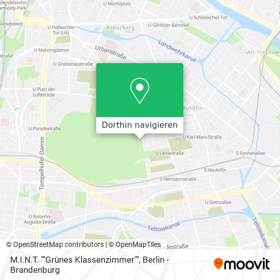 M.I.N.T. ""Grünes Klassenzimmer"" Karte