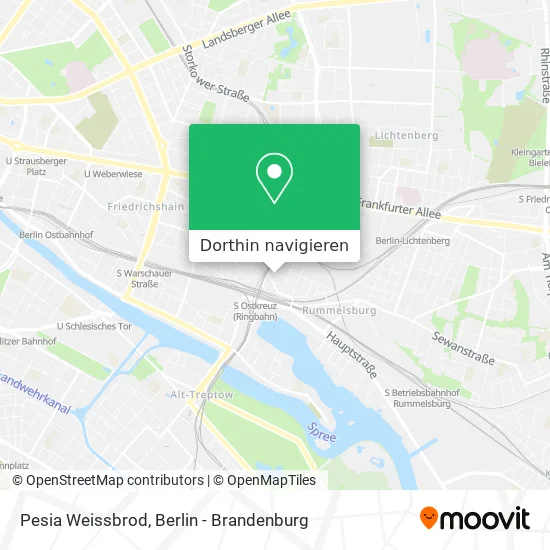 Pesia Weissbrod Karte