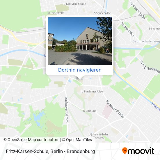 Fritz-Karsen-Schule Karte