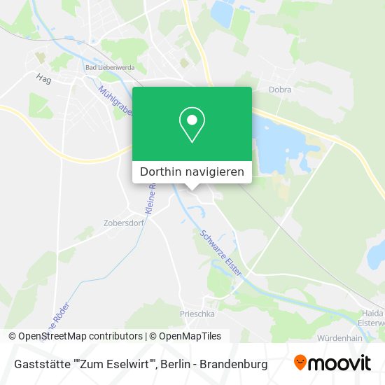Gaststätte ""Zum Eselwirt"" Karte