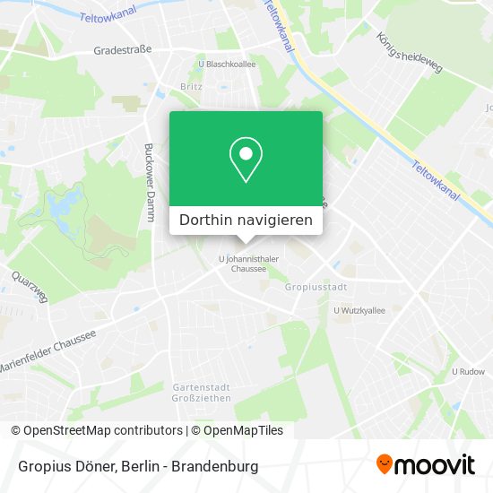 Gropius Döner Karte