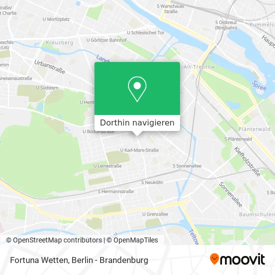 Fortuna Wetten Karte