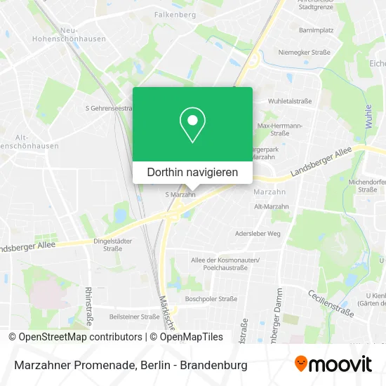 Marzahner Promenade Karte