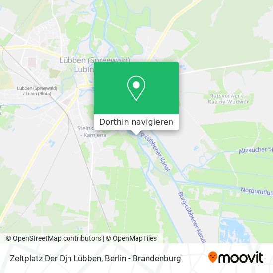 Zeltplatz Der Djh Lübben Karte